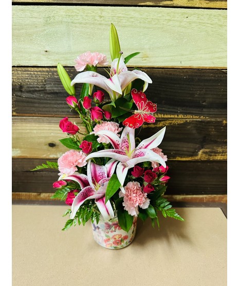 BUTTERFLY GARDEN ARRANGEMENT