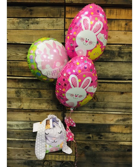 EASTER POPCORN BUNNY BAG