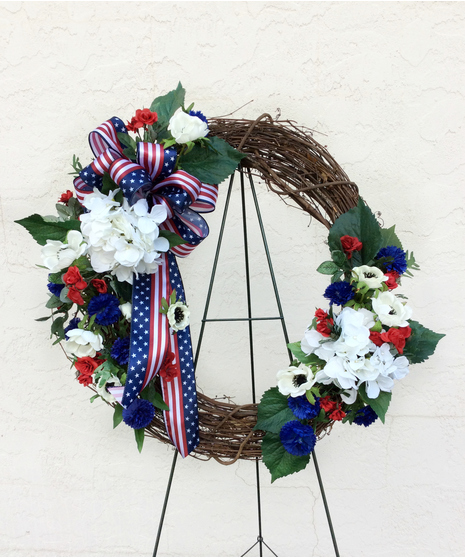 Patriotic Wreath (Silk)