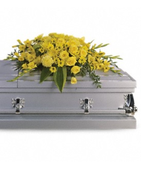 Graceful Grandeur Half Casket Spray