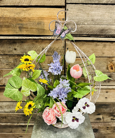 SPRING WIRE BASKETS (SILK)