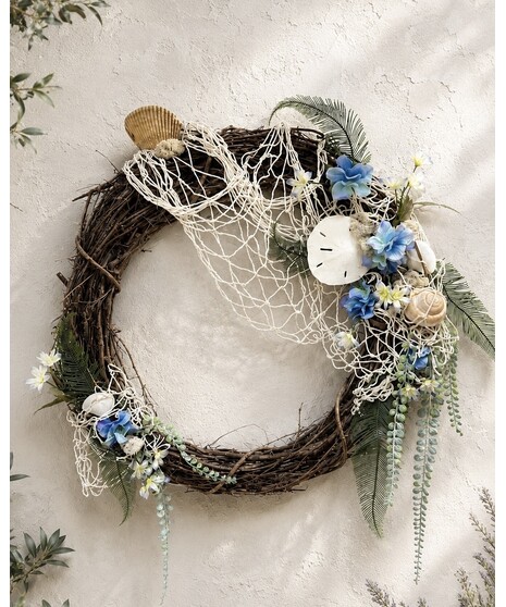 BY THE SEASHORE WREATH (SILK)