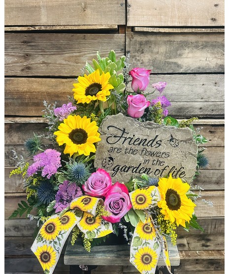 FRIENDS ARE FLOWERS ARRANGEMENT