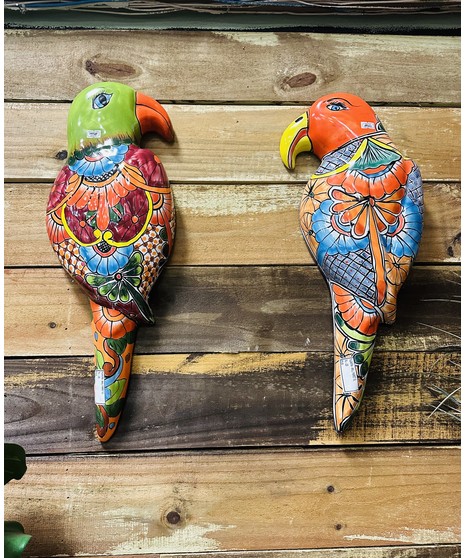 TALAVERA WALL PARROT-LARGE