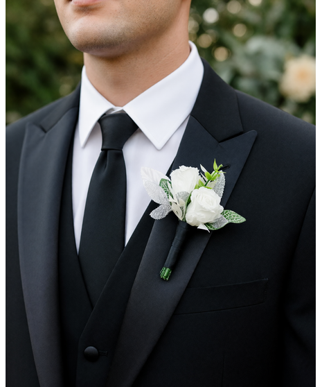 WHITE PRESERVED POCKET SQUARES