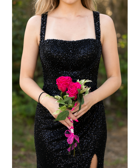 PRESERVED HOT PINK HAND HELD BOUQUET
