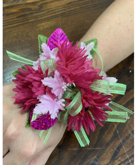 Hot Pink Corsages (Silk)