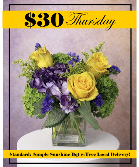 $30 Thursday Special - 2/19/26 & 2/20/26