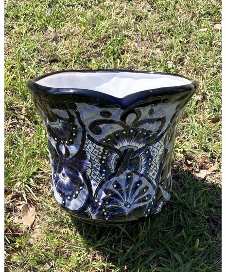 Talavera Decorative Blue Planter