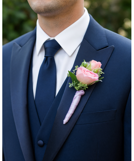 Blush Boutonniere