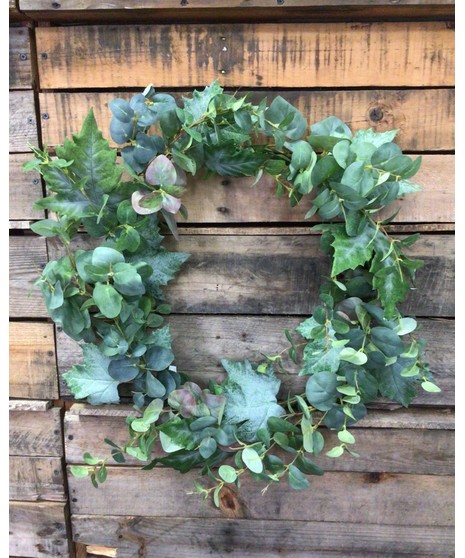 Mixed Greenery Wreath (Silk)
