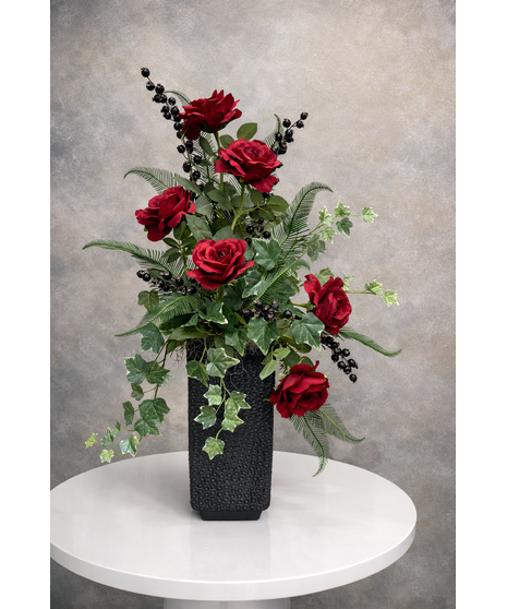 Midnight Rose Elegance (Silk)