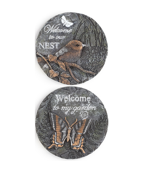 Welcome Stepping Stones (Bird/Butterfly)