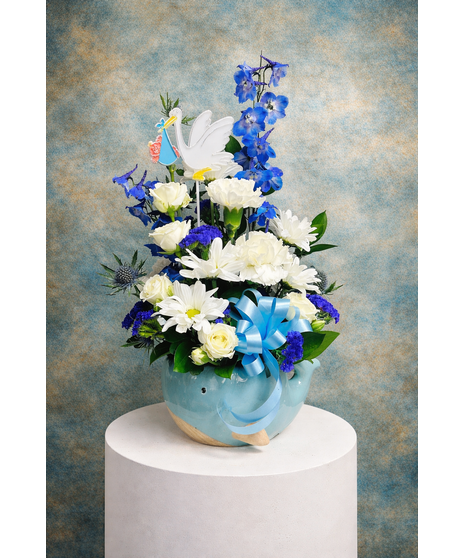 BABY BOY WHALE ARRANGEMENT