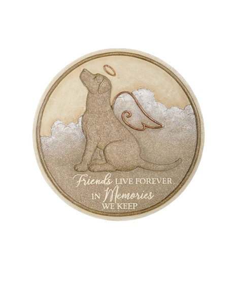 Dog Live Forever Garden Stone