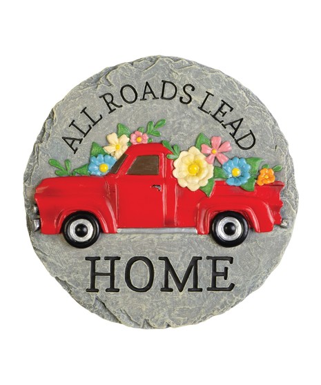 Red Truck Garden Stone