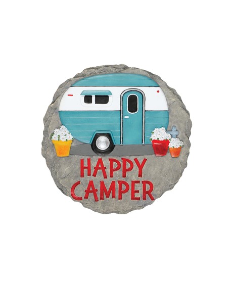 Happy Camper Garden Stone