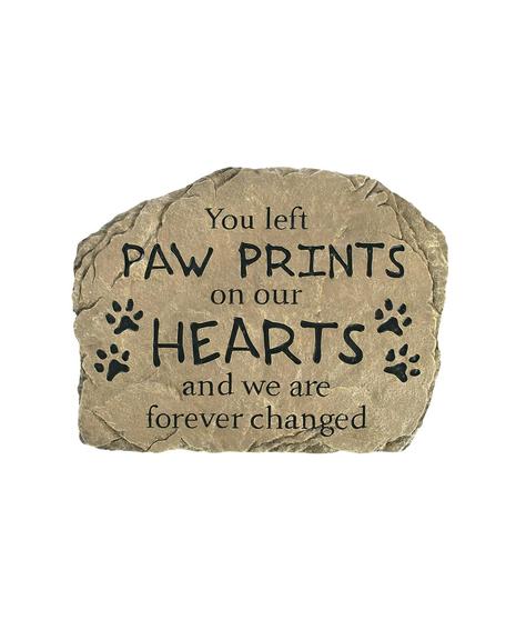 Paw Prints Garden Stone