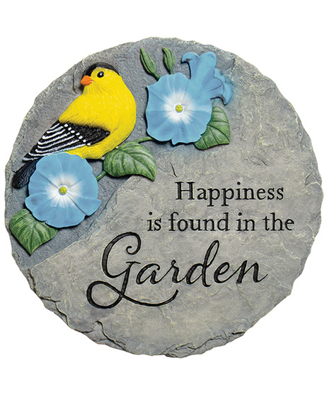 IN THE GARDEN (BEADWORK GARDEN STONE)