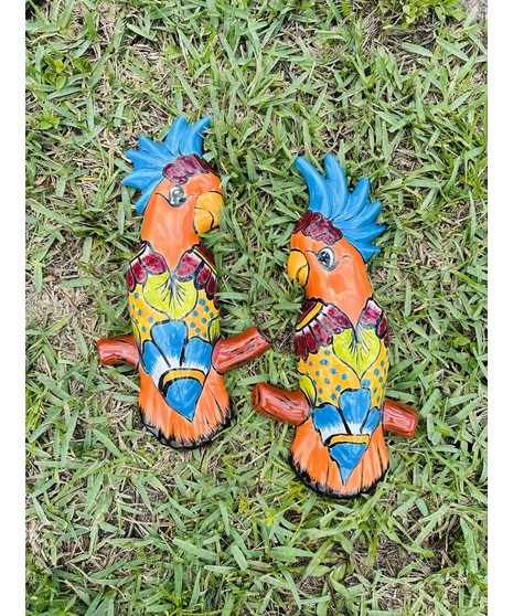TALAVERA COCKATOO (SET OF 2)