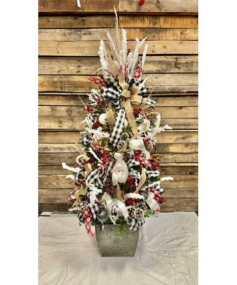 Country Christmas Tree (Silk)