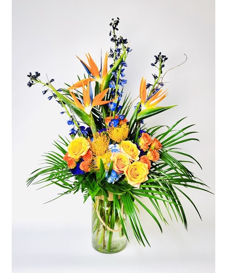 TROPICAL GARDEN VASE