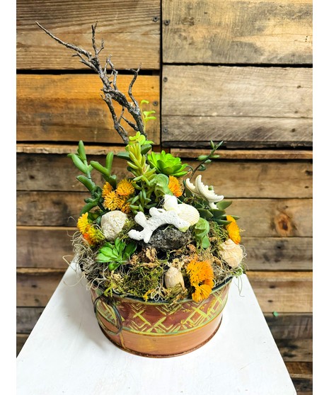 DESERT POT SUCCULENTS (SILK)