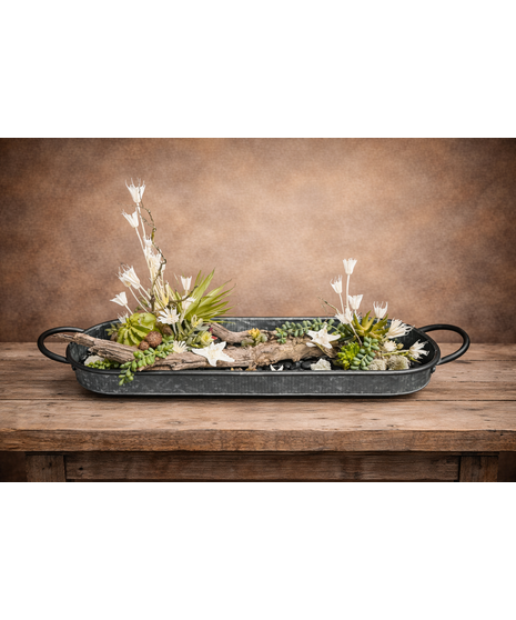 Unique Succulent Tray (Silk)