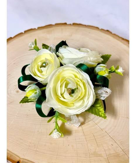 RANUNCULUS CORSAGE (SILK)