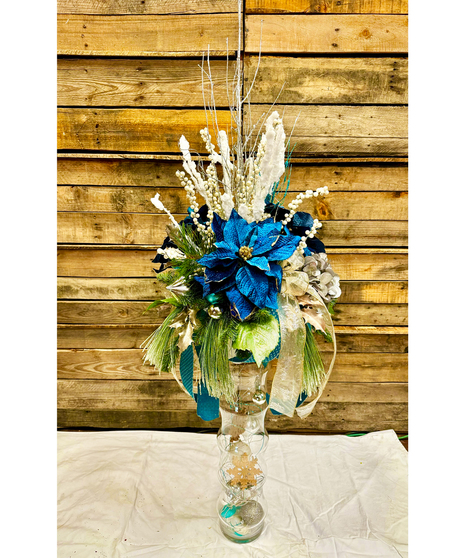 Winter Florals Centerpiece Modern Floral Arrangement Winter