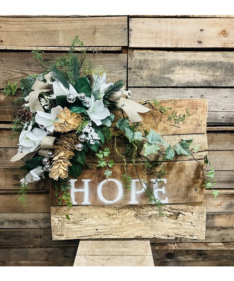 Hope Wooden Decor (Silk)
