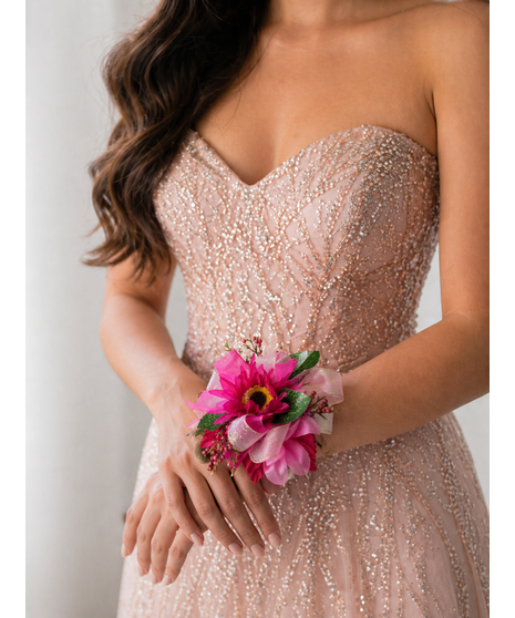 Hot Pink Corsages (Silk)