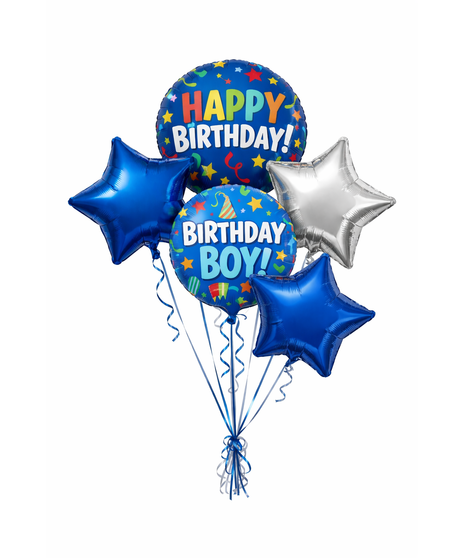 Kids Boy Birthday Balloon Bouquet