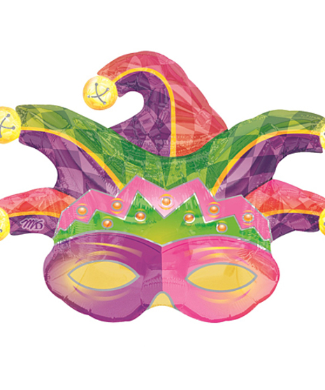 Extra Large Mardi Gras Mylar Balloon