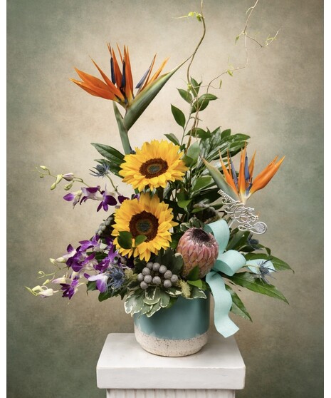 Mom's Tropical Paradise Arrangement