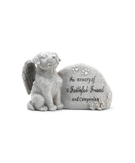 Memorial Plaque with Dog