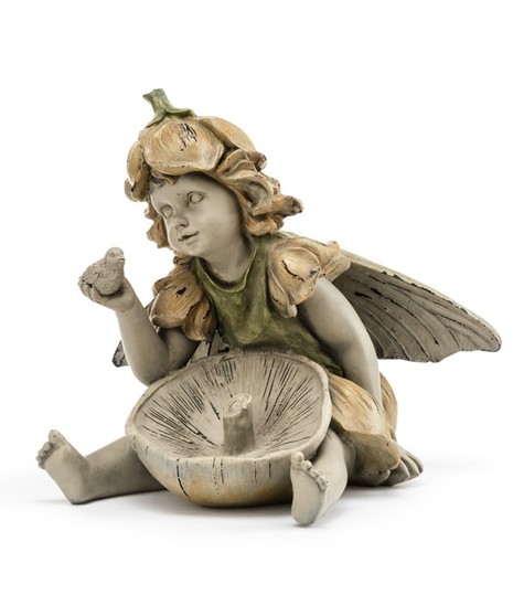 Sitting Fairy with Bird