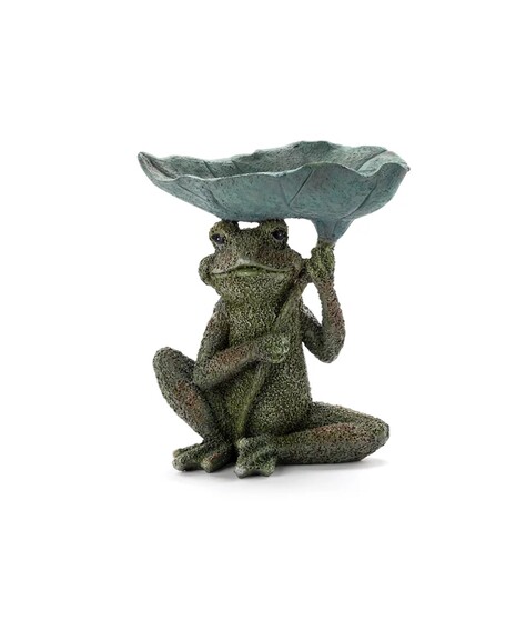 Frog Leaf Bird Bath