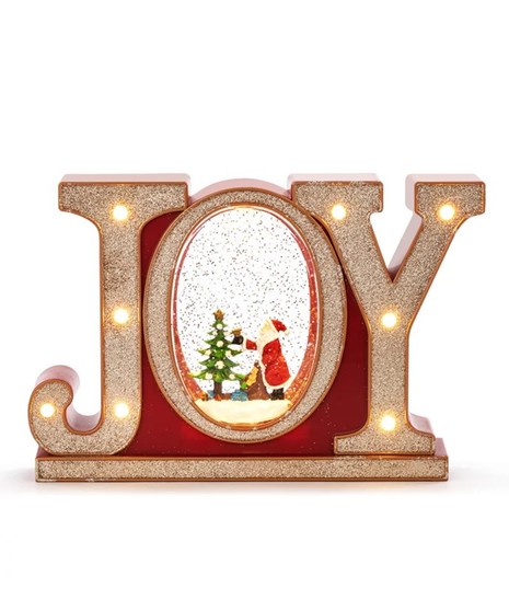LED Joy with Santa