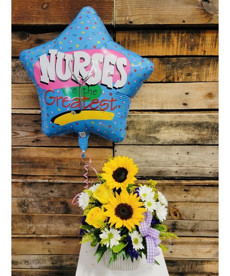 LAVENDER NURSES ARRANGEMENT