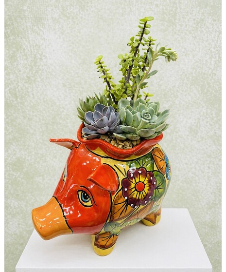 Talavera Pig Planter