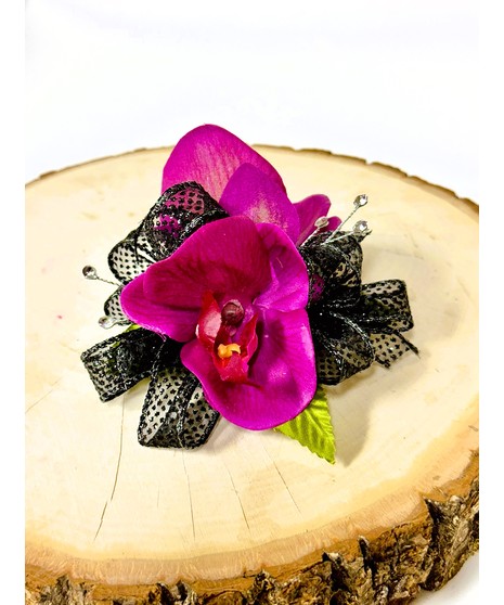Purple Orchid Corsages (Silk)