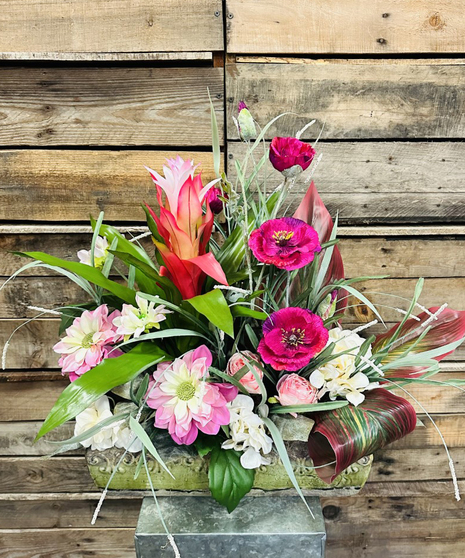 PINK WINDOW BOX (SILK)