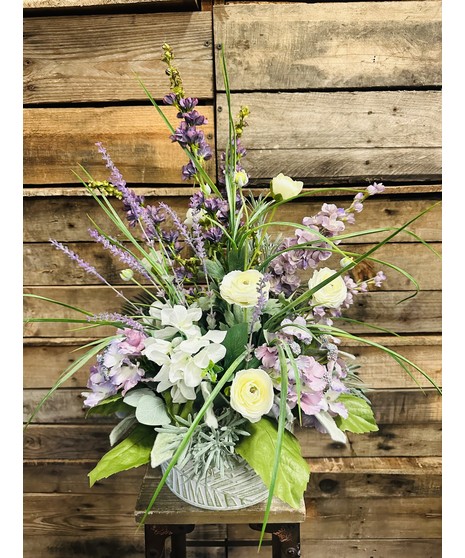 SPRING LAVENDER FIELDS (SILK)