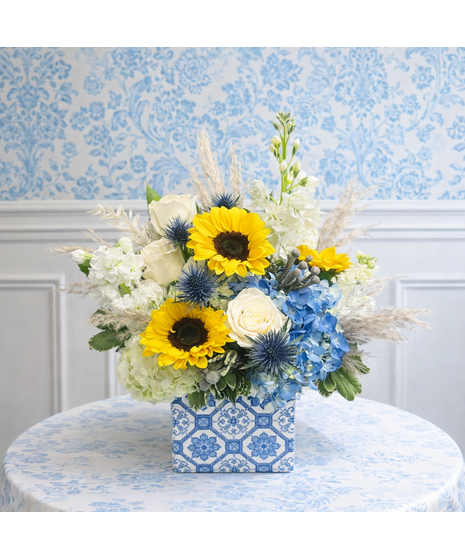 SUNFLOWER BLUES ARRANGEMENT