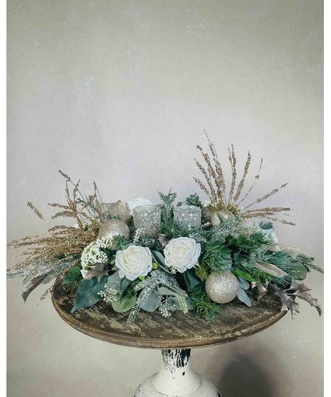 Snow Day Centerpiece (Silk)