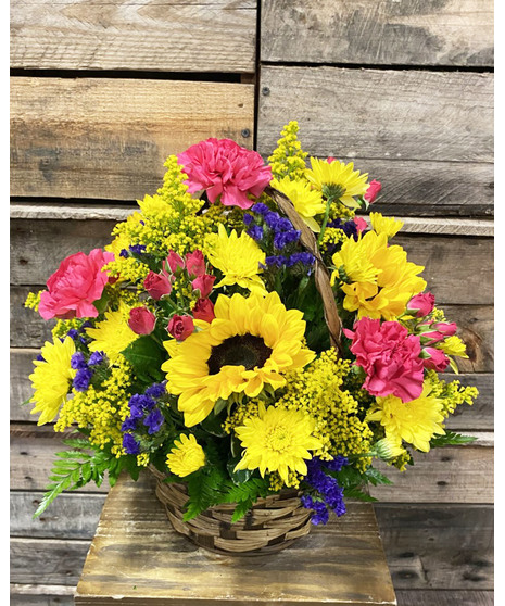 Sunflower Basket