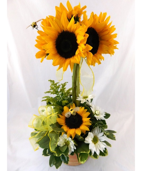 September Design Class- Sunflower Topiary- 9/20/23