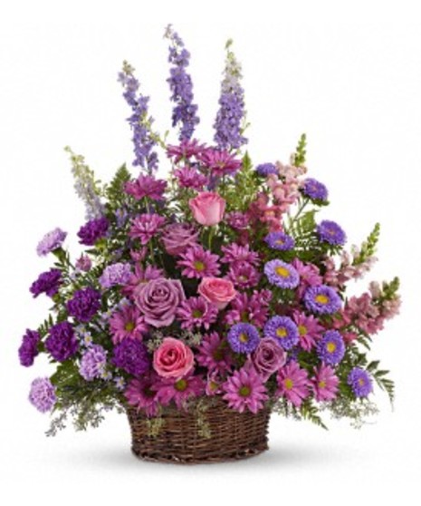 Gracious Lavender Basket