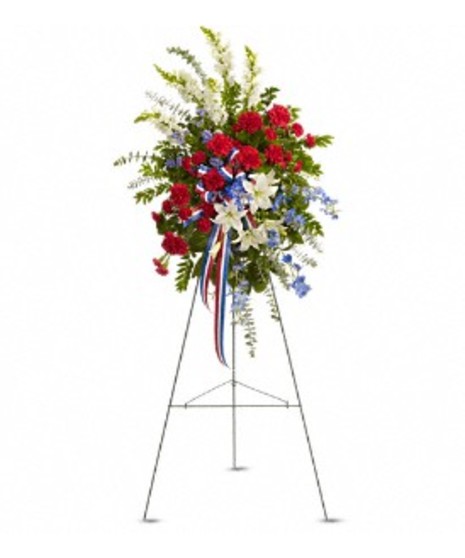 Sacred Duty Funeral Spray